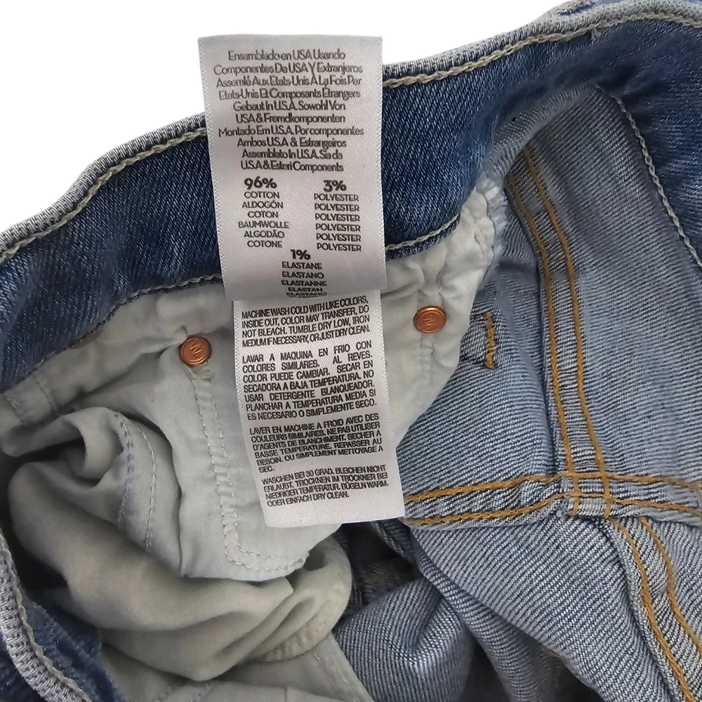 Mother Tomcat Ankle Fray Kitty Corner New With Tags Size 26 - Picture 8 of 10